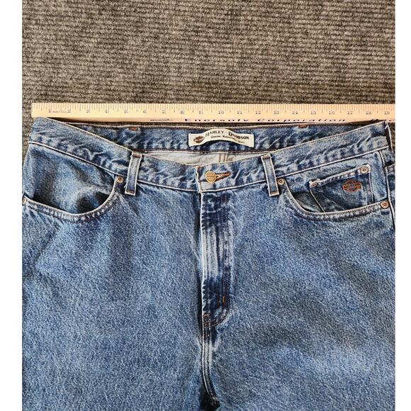 Harley Davidson Genuine Motor Clothes Jeans Men's 40X30 Straight Biker - Picture 9 of 16